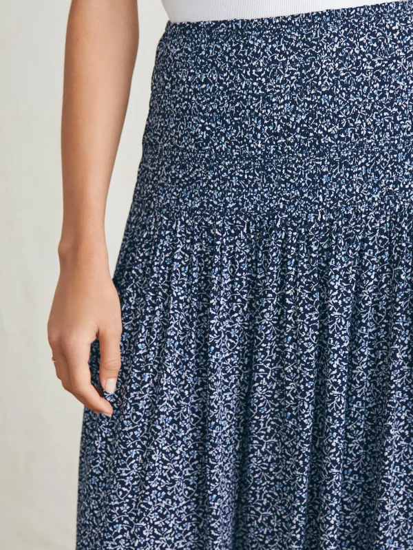 Alisee Skirt - Navy Riverton Ditsy