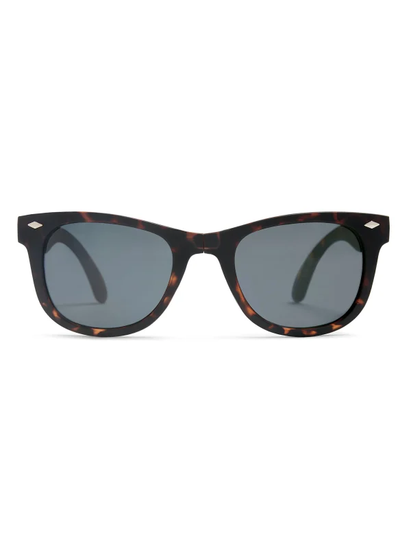 All Day Foldable Sunglasses - Rubberized Tortoise