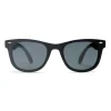 All Day Foldable Sunglasses - Rubberized Black