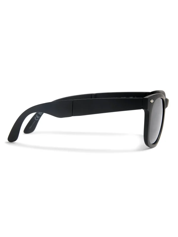 All Day Foldable Sunglasses - Rubberized Black