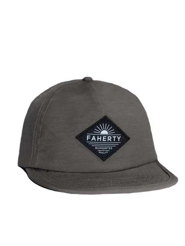 All Day Front Seam Hat - Charcoal