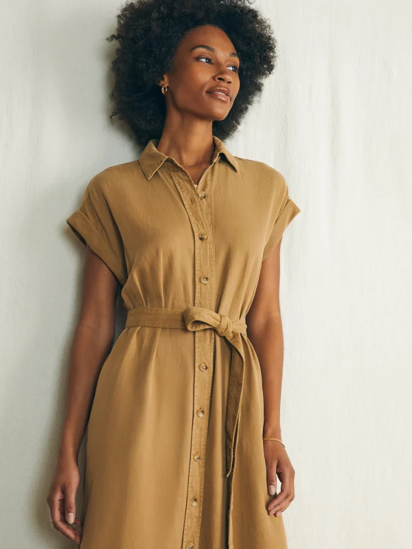 Arlie Shirtdress - Antique Bronze