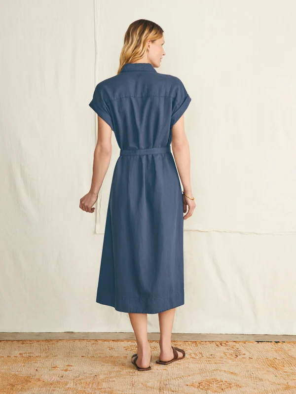 Arlie Shirtdress - Navy Blazer