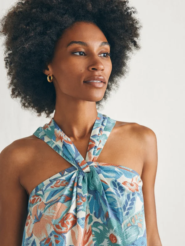 Bay Twist Top - Paradise Blossom Floral