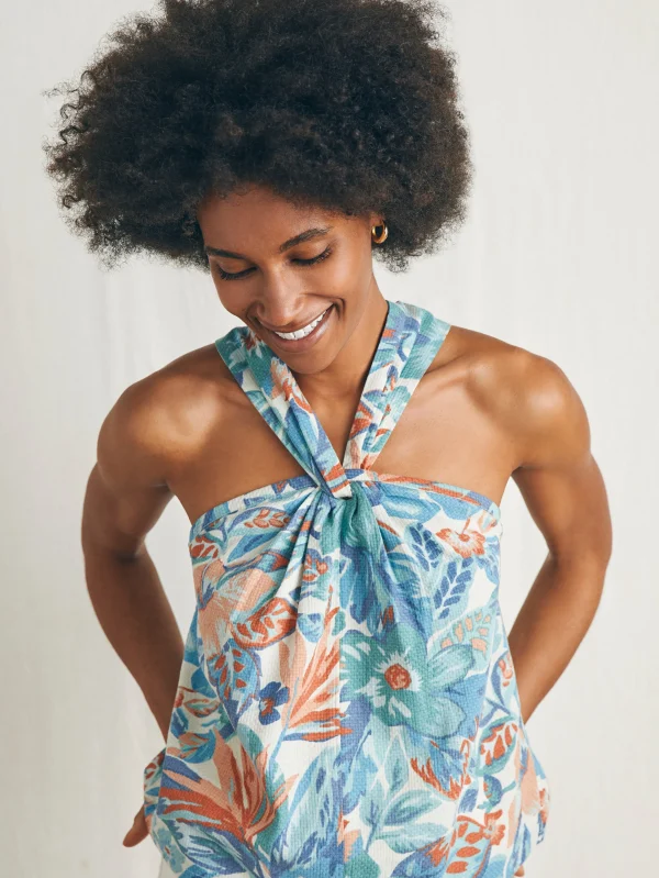 Bay Twist Top - Paradise Blossom Floral