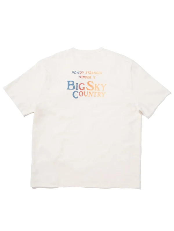 Big Sky Short-Sleeve Crew T-Shirt - White