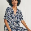 Cabana Camp Shirt - Navy Canopy Floral