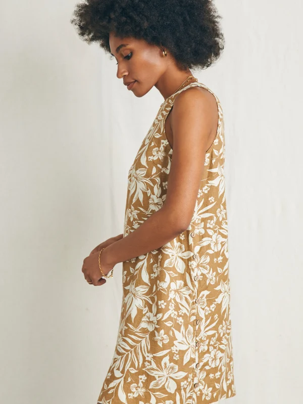 Carini Dress - Bronze Sky Coast Floral