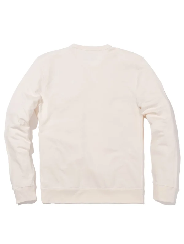 Charleston Long-Sleeve Terry Crewneck - Solar White