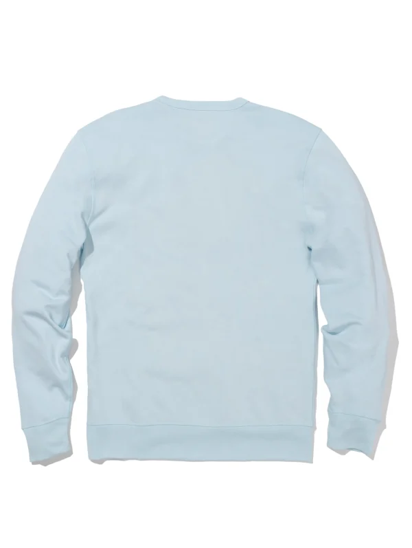 Charleston Long-Sleeve Terry Crewneck - Blue Oasis