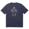 Charleston Short-Sleeve Crew T-Shirt - Dune Navy