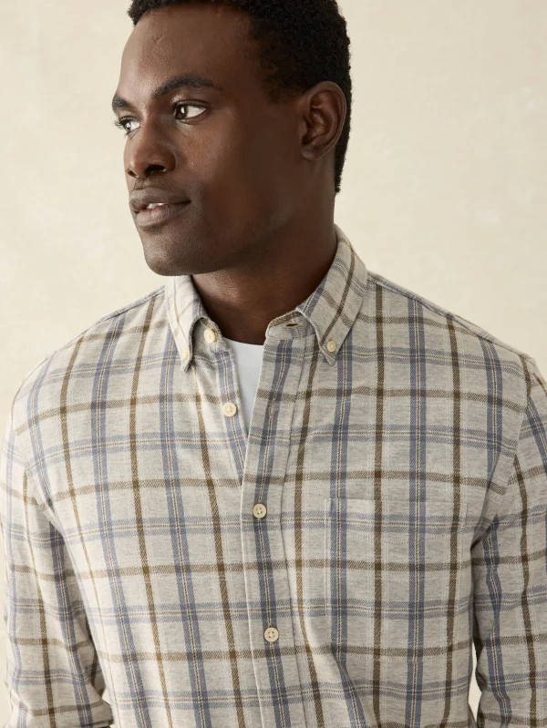 Coastline Knit Shirt - Birch River Plaid