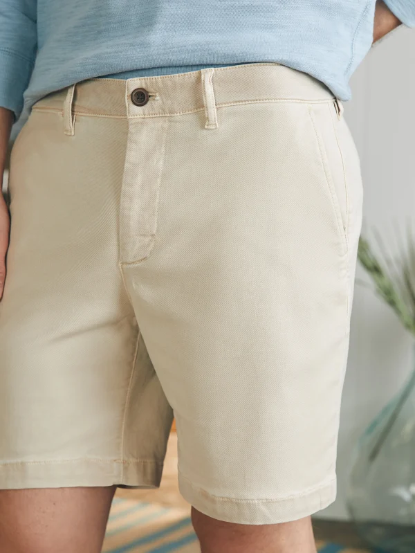 Coastline Stretch Chino Short (8" Inseam) - Stone