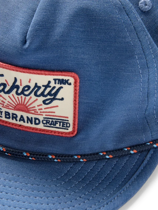 Corded All Day Hat - Navy Red