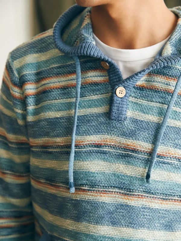 Cove Sweater Hoodie - Sunset Star Serape