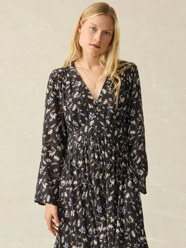 Dakota Dress - Blue Jasmine Floral