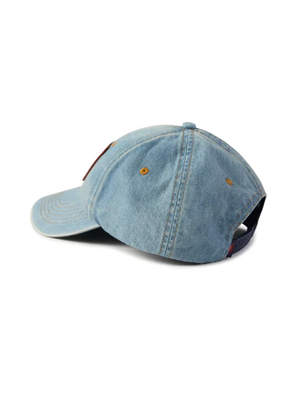 Denim Baseball Hat - Mountain Indigo Wash