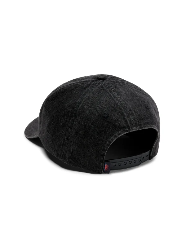 Denim Baseball Hat - Washed Black