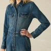 Denim Michelle Jumpsuit - Night Lagoon Wash