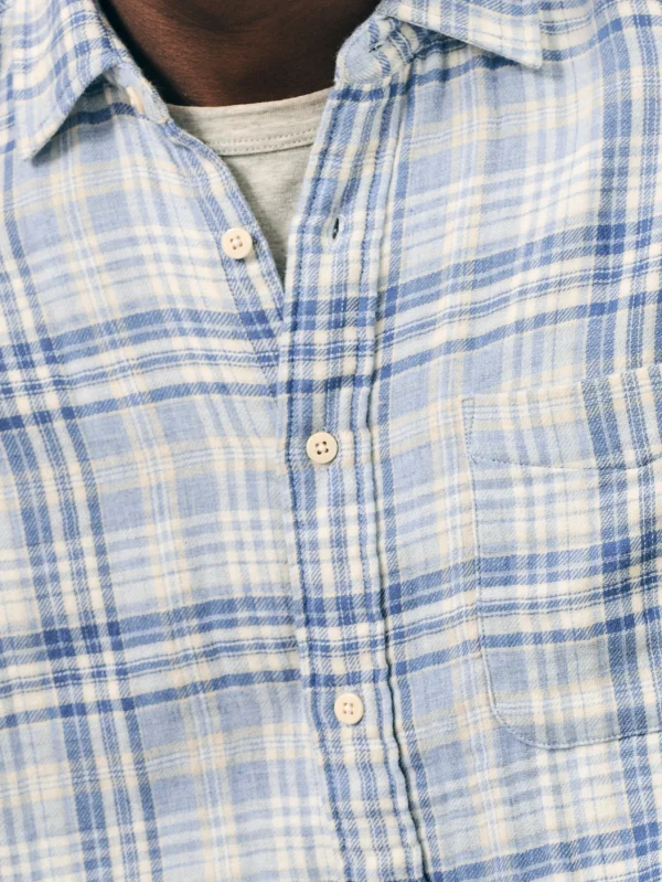 Doublecloth Shirt - Ocean Glacier Plaid