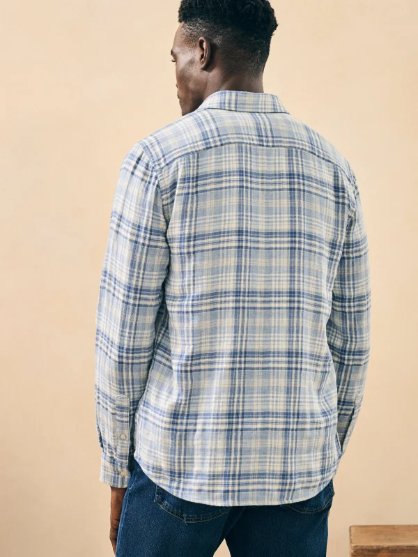 Doublecloth Shirt - Ocean Glacier Plaid