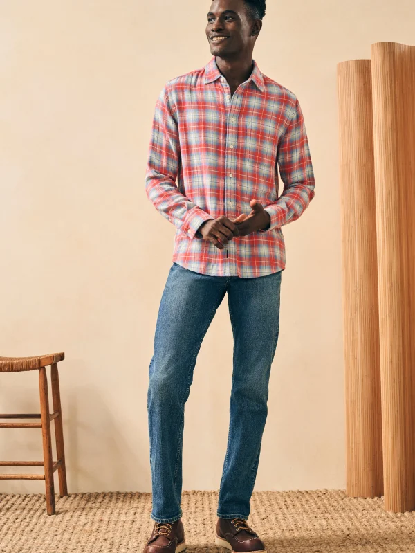 Doublecloth Shirt - Red Hill Plaid