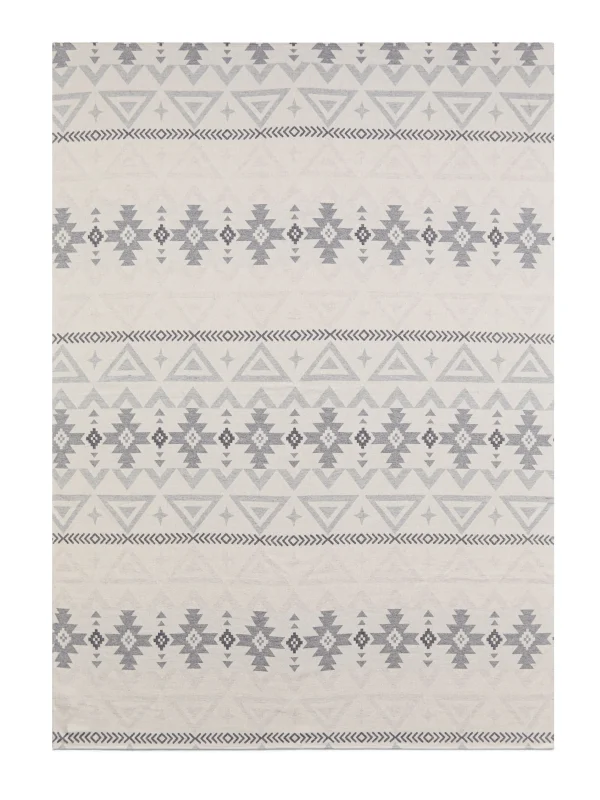 Doug Good Feather Adirondack Blanket - Ivory North Star