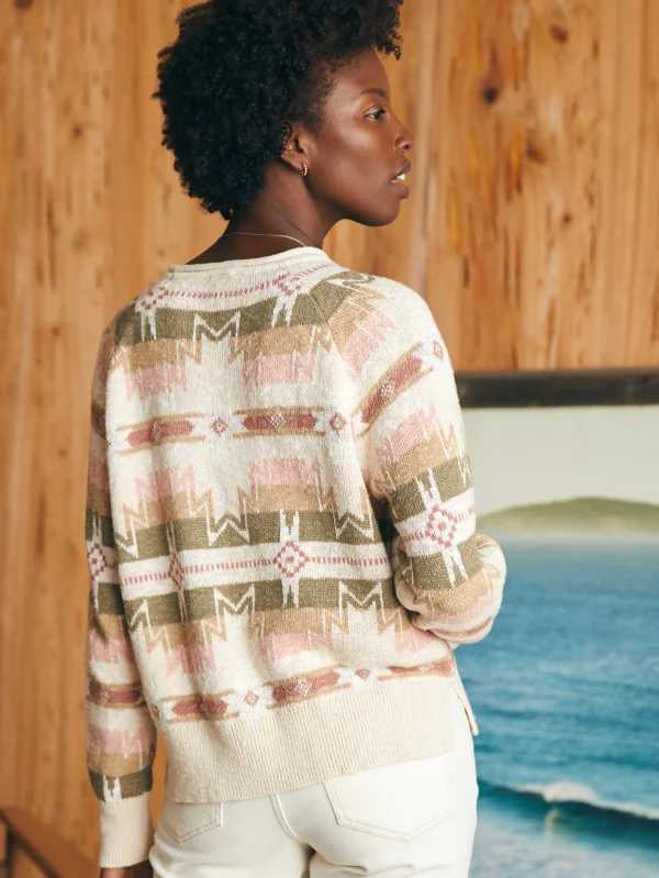 Doug Good Feather Cotton Slub Pullover - Spring Desert Earth Fire