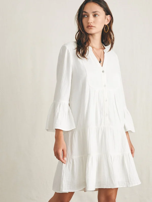 Dream Cotton Gauze Kasey Dress - White