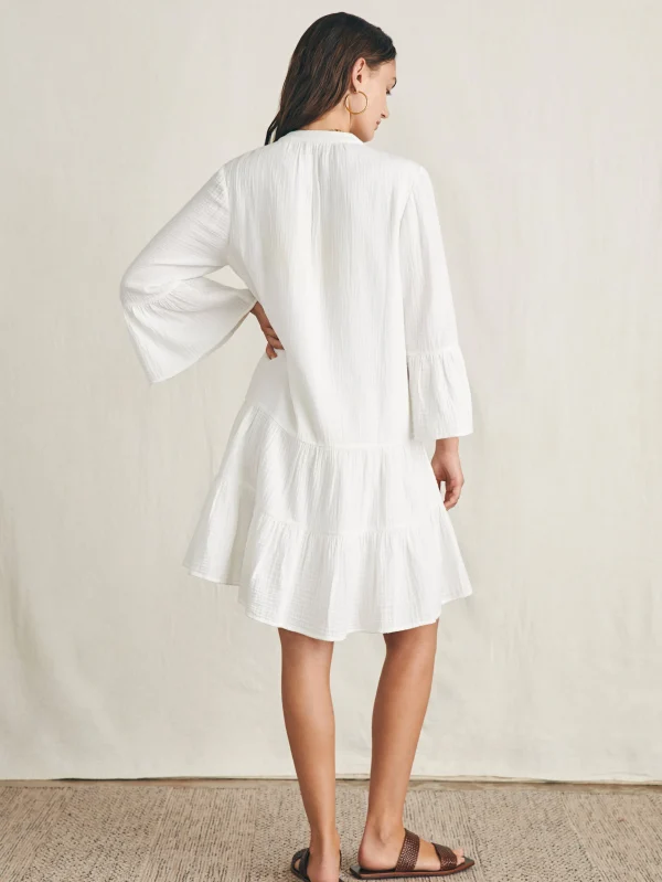 Dream Cotton Gauze Kasey Dress - White