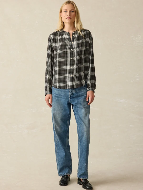 Drift Top - Timberwood Plaid