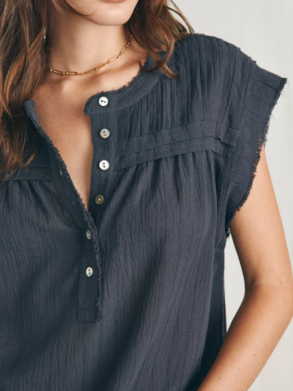 Ellsworth Top - Washed Black