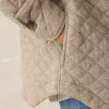 Epic Quilted Fleece Shirt Jacket - Mink Heather