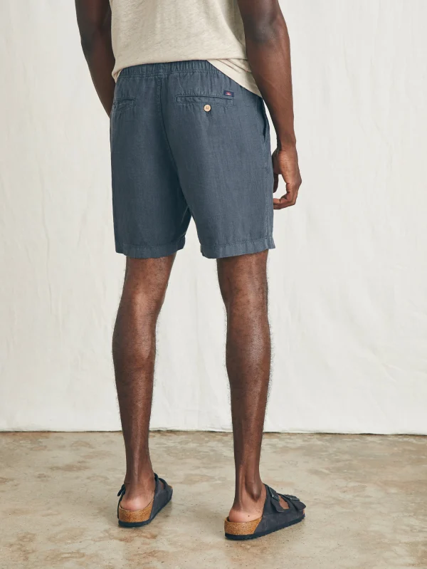 Essential Linen Short (6.5" Inseam) - Washed Black