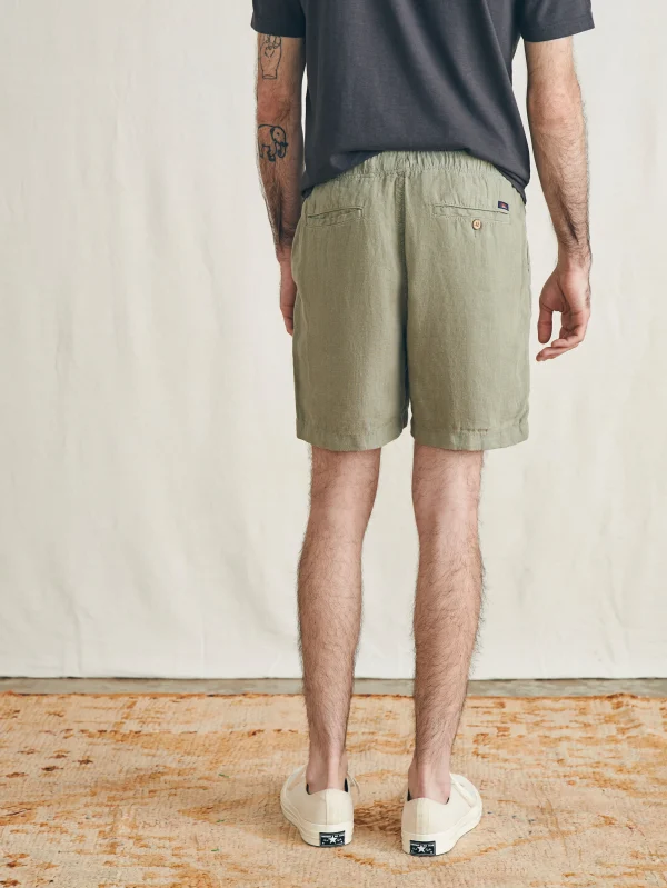 Essential Linen Short (6.5" Inseam) - Canyon Olive