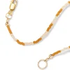 Faherty X Beyond The Sea Seed Bead Bracelet - Golden Ochre Stripe