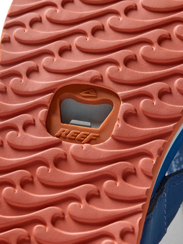 Faherty X REEF Eva Flip Flop - Navy Fishscale