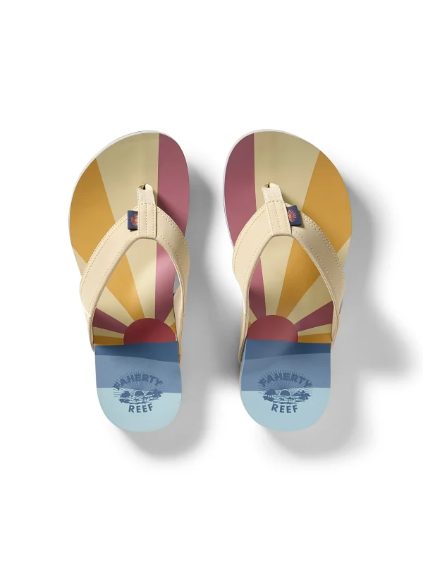 Faherty X REEF Unisex Eva Flip Flop - Sun And Wave