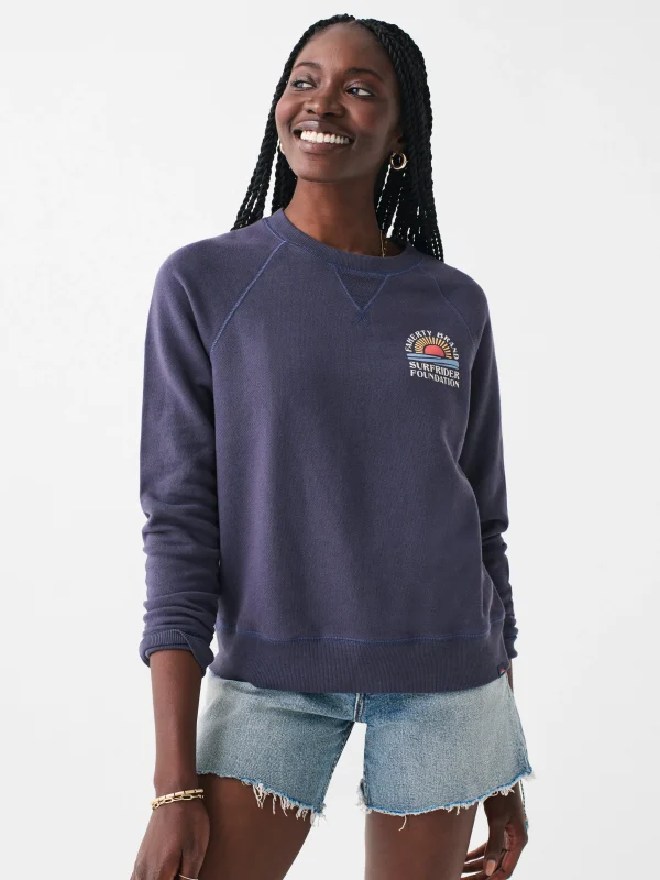 Faherty X Surfrider Sweatshirt - Blue Nights