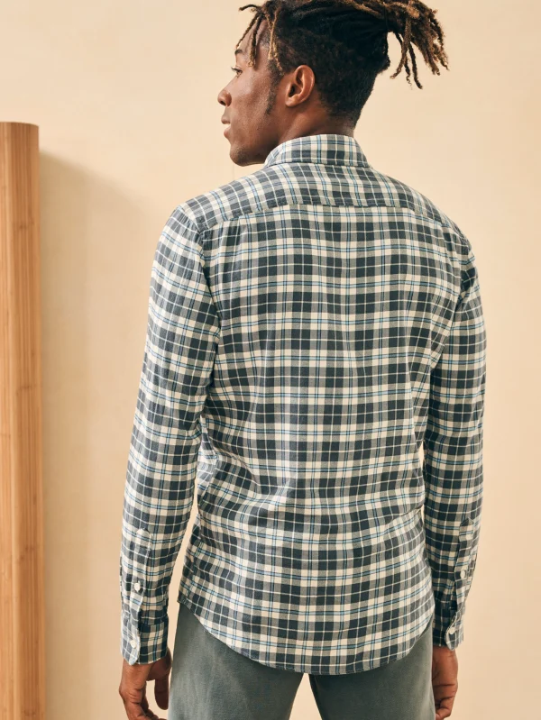 Featherweight Flannel Shirt - Key Rock Plaid