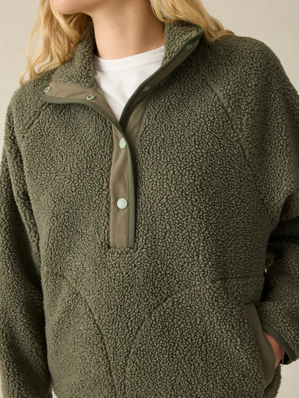 Fireside Fleece Popover - Beetle