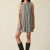 Isha Gingham Dress - Moonlit Gingham