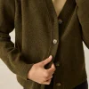 Jackson Cardigan - Olive Heather