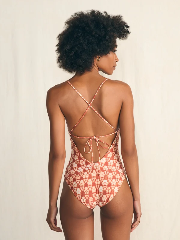 Kauai One Piece - Spiced Shibori Print