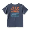 Kids Rays Sunwashed Graphic Tee - Dune Navy