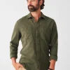 Knit Alpine Shirt - Olive Heather