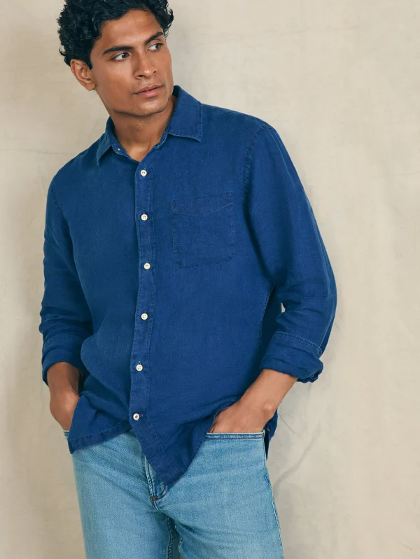 Laguna Linen Shirt - Arroyo Wash