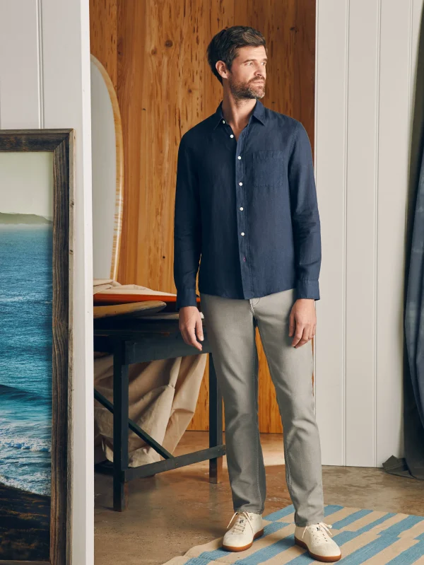 Laguna Linen Shirt - Storm Navy