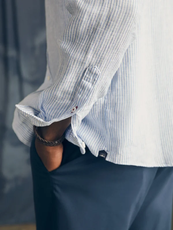 Laguna Linen Shirt - Summer Classic Stripe