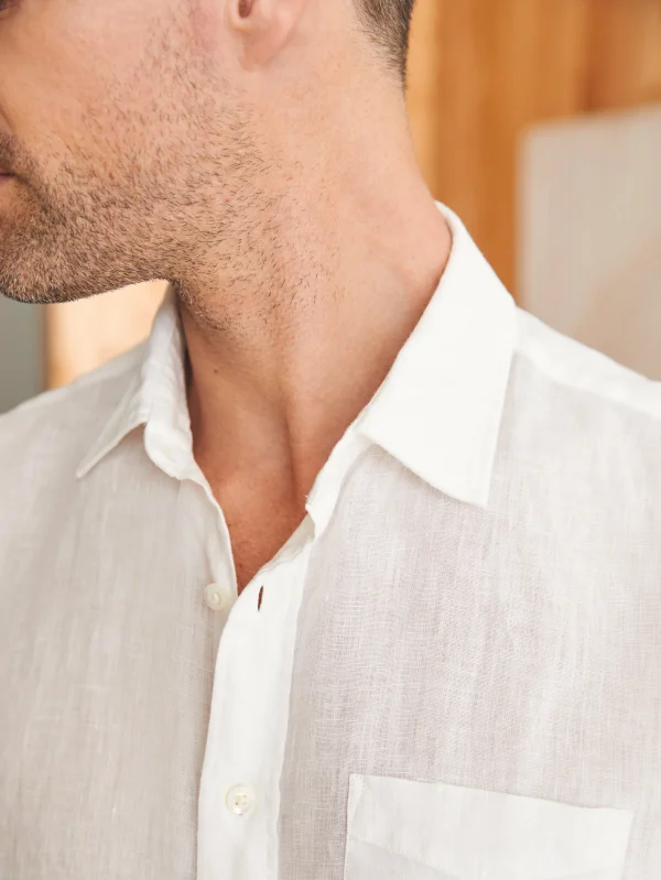 Laguna Linen Shirt (Tall) - White